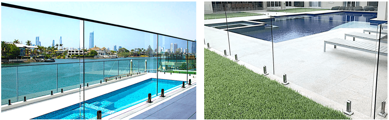 frameless glass pool fencing brisbane project photos